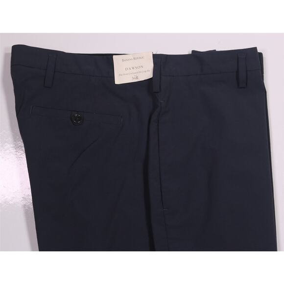 Banana Republic Vintage 2001 Navy Blue Dawson Relaxed Fit Performance Pants 34 - Picture 2 of 6